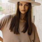 sombrero ala ancha mujer