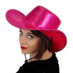 sombrero cowboy rosa