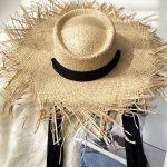 sombrero rafia mujer