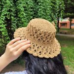 sombrero rafia mujer
