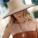 sombrero rafia mujer