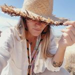 sombrero rafia mujer